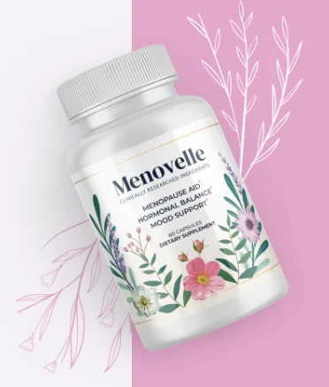 Menovelle bottle — menopause sleep support supplement